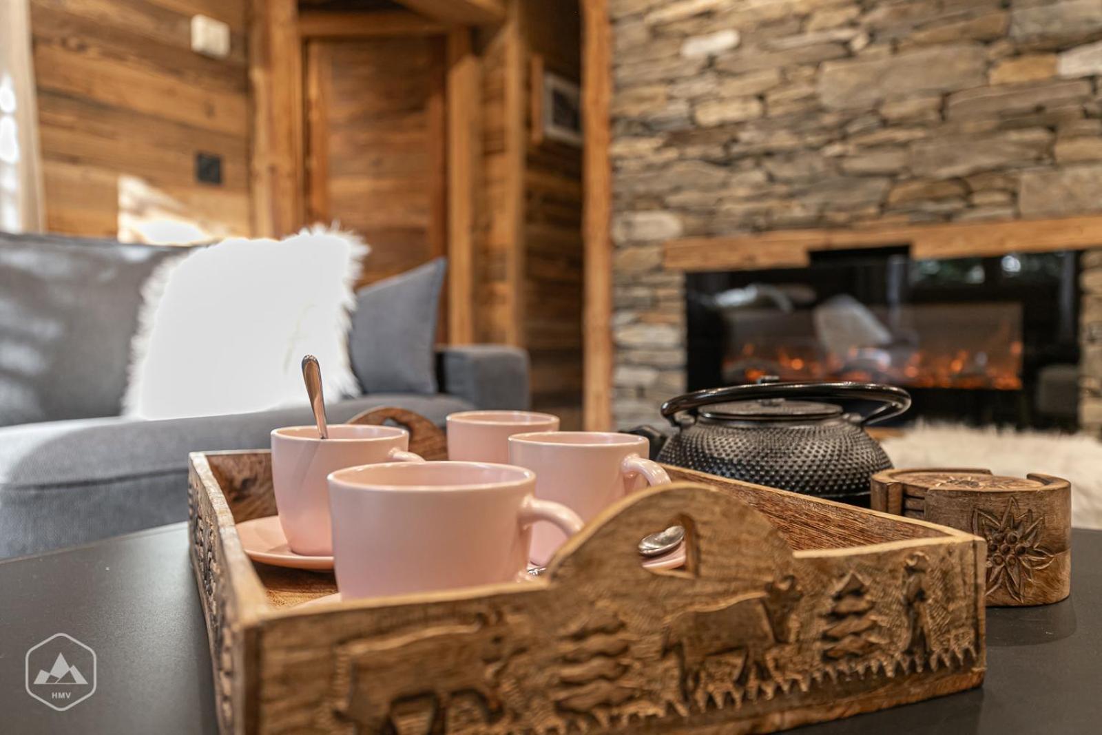 Chalet Les Cocales Residence Sejour Et Nuitees B&B - Appartement Pin Cembro 贝桑 外观 照片