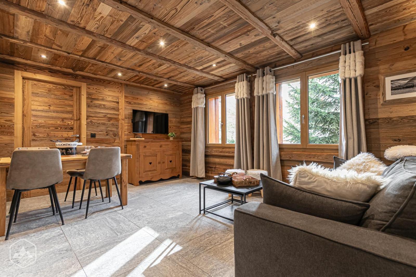 Chalet Les Cocales Residence Sejour Et Nuitees B&B - Appartement Pin Cembro 贝桑 外观 照片